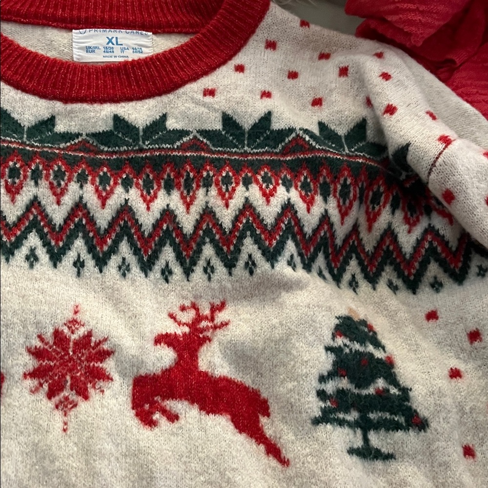 Festive Ugly Christmas Sweater Dress XL